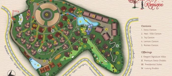 Cosmic City Of Romance Villa - Master Plan