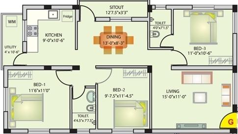 Asvini Kuberan - Floor Plan
