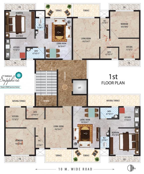 Kohinoor Tarique Sapphire - Site Plan