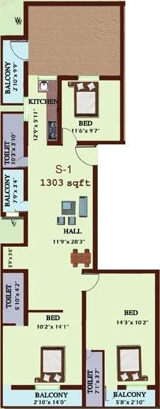 B And V Maples - Floor Plan