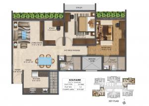 The Wadhwa Solitaire - Floor plan