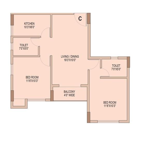 Unimark Springfield Elite 1 - Floor Plan