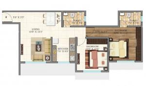 Crescent Solitaire - Floor plan
