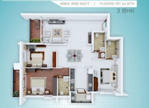 MK Oceanus - Floor plan