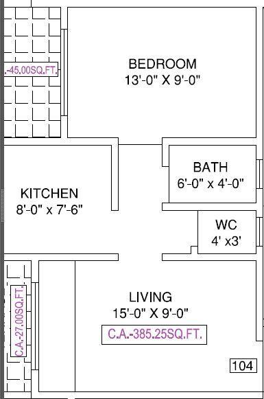 Falcon Everglades I - Floor Plan