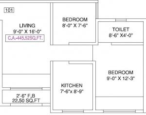 Falcon Everglades I - Floor plan