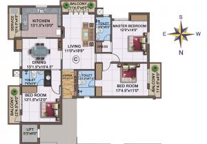 KCee Vasantham - Floor plan