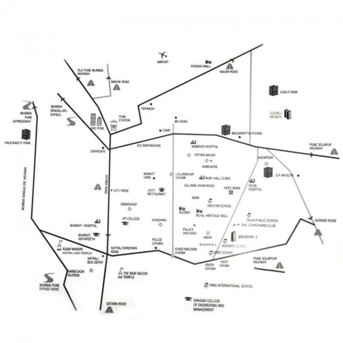 Bramha Sky One - Locality