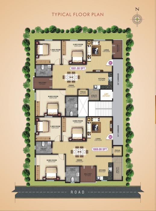 Abhee Brindavan - Master Plan