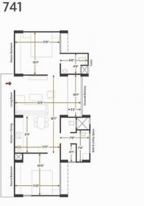 Skyi Star Towers - Floor plan