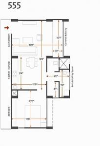 Skyi Star Towers - Floor plan