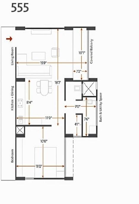 Skyi Star Towers - Floor Plan
