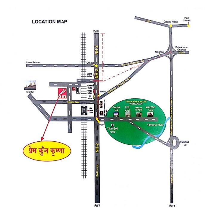 Om Prem Kunj Krishna - Locality