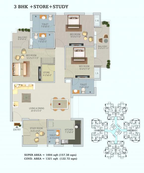 Stellar Jeevan - Floor Plan