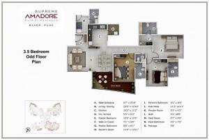 Supreme Amadore - Floor plan