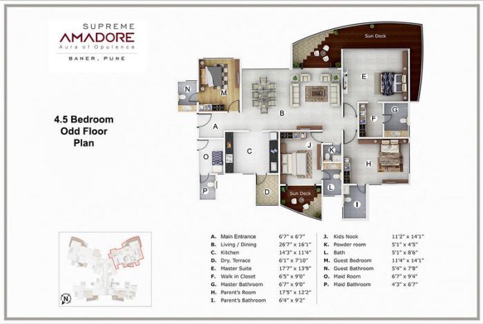 Supreme Amadore - Floor Plan