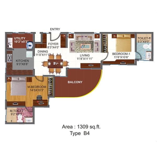 Cedar Woods - Floor Plan