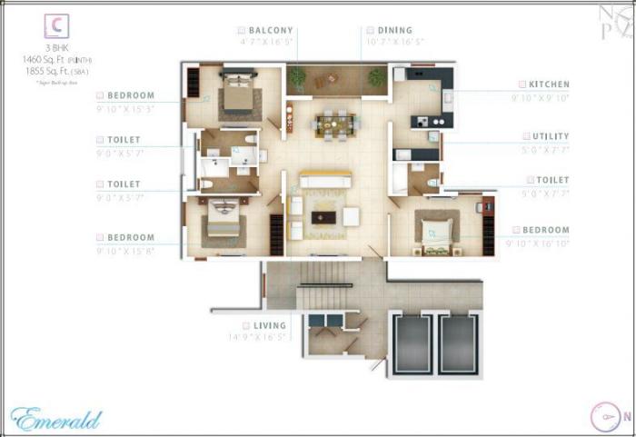 North Point Emerald - Floor Plan