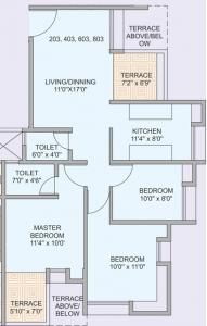 Lotus Celestine - Floor plan