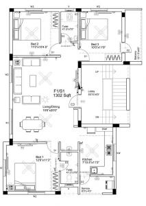 Ruby Shelter - Floor plan
