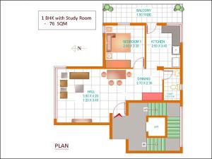 Devarmani Shreyash Bhavan - Floor plan
