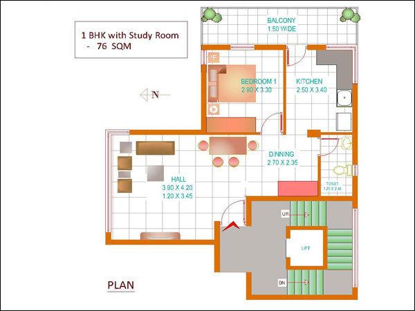 Devarmani Shreyash Bhavan - Floor Plan