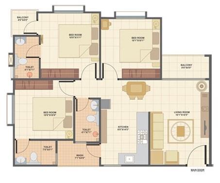 Narayan Imperia - Floor Plan