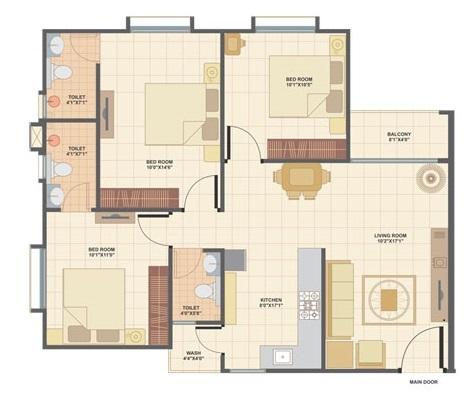 Narayan Imperia - Floor Plan