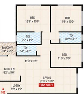 Prakruti Sigma - Floor Plan