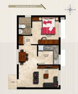 Prithvi Palace Appartments - Floor plan