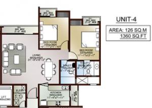 Ansal API Celebrity Woods - Floor plan