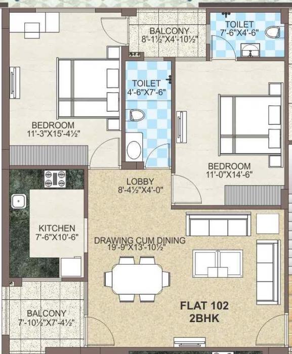Ashish Foresta - Floor Plan
