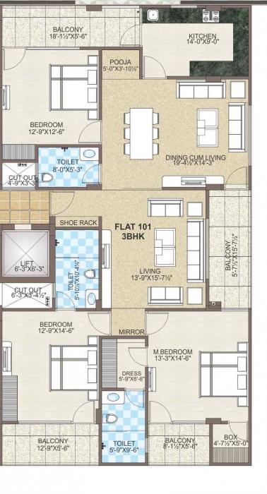 Ashish Foresta - Floor Plan