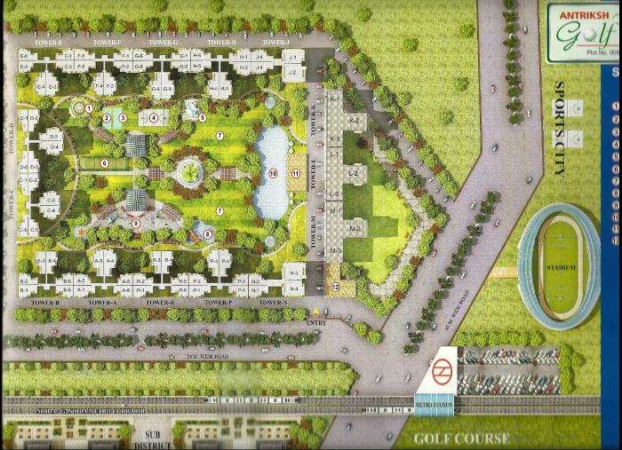 Antriksh Golf View - Master Plan