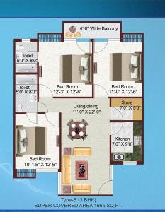 OG Apartment - Floor plan