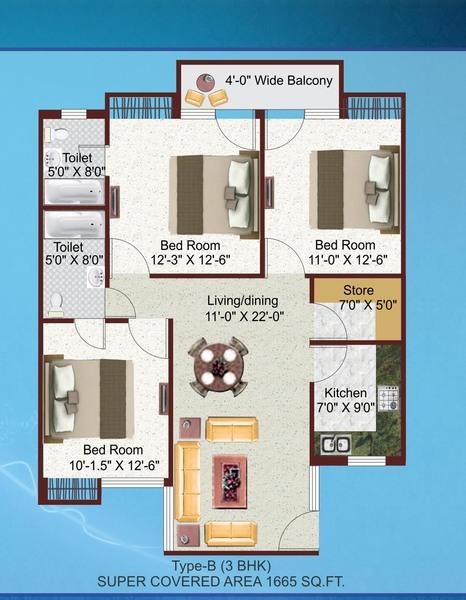 OG Apartment - Floor Plan