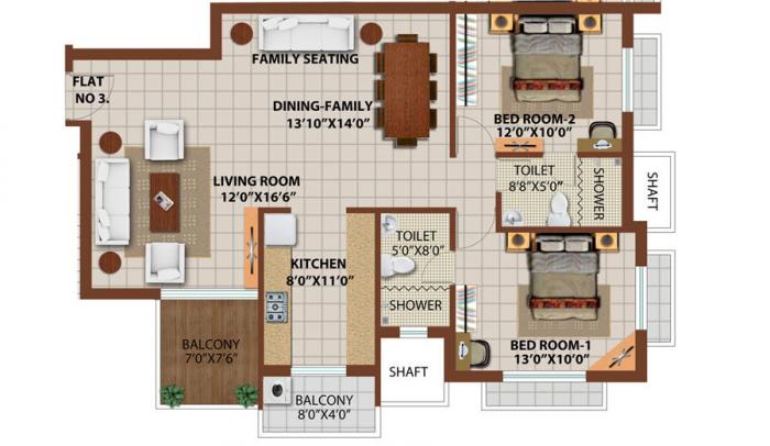 Pranami Santushti - Floor Plan
