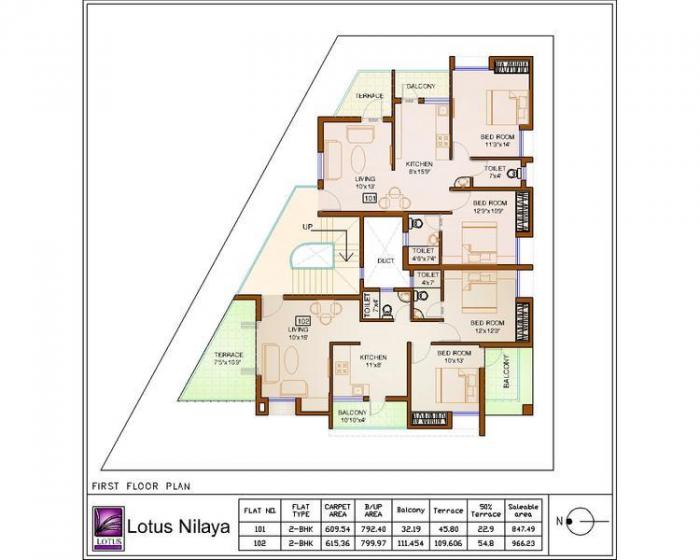 Lotus Nilaya - Floor Plan