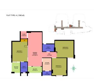NK Oak Forest - Floor plan