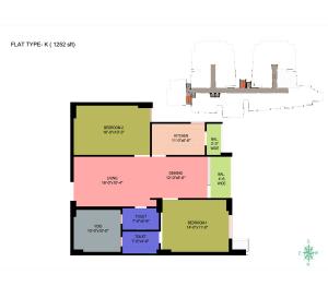 NK Oak Forest - Floor plan
