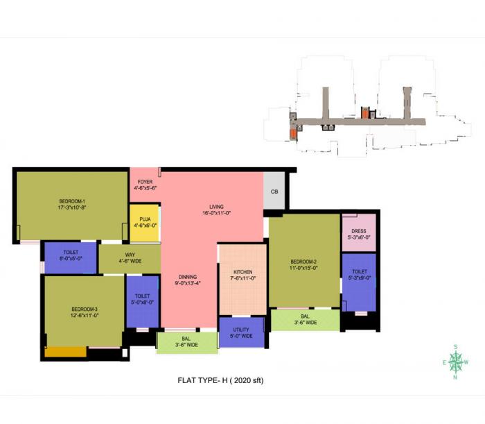 NK Oak Forest - Floor Plan