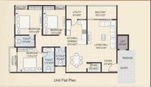Pushparaj Pratham - Floor plan