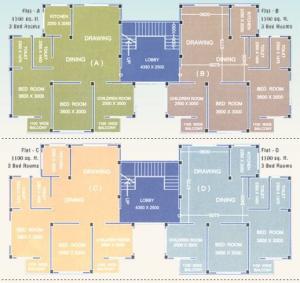 Panchanai Enclave - Floor plan