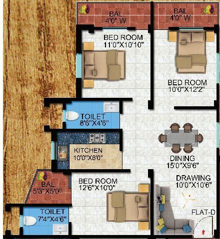 NK Palm - Floor Plan