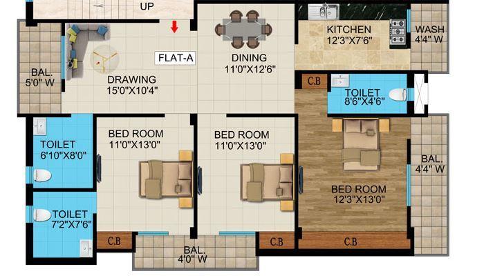 NK Silver Ferns - Floor Plan
