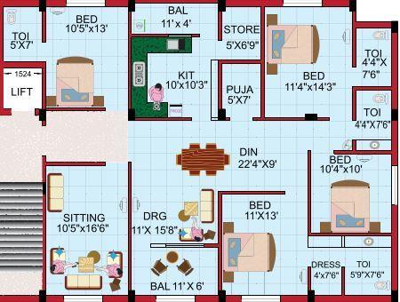 Rameshwaram Tripti - Floor Plan