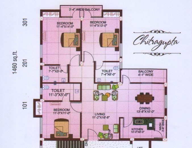 Rameshwaram Chitragupta - Floor Plan