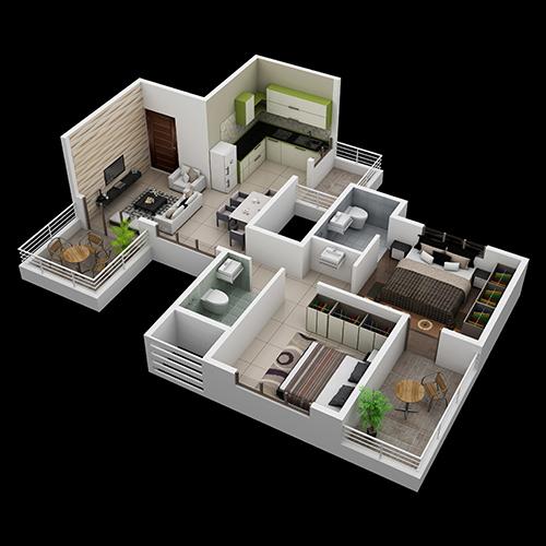 Pristine Greens - Floor Plan
