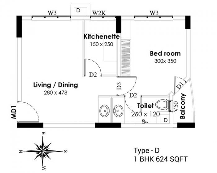 Devdatham Aashiyana - Floor Plan