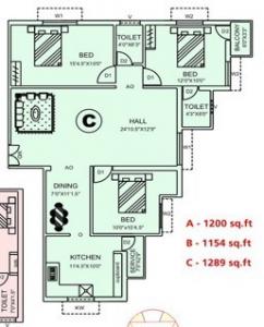 Raj Crescent - Floor plan